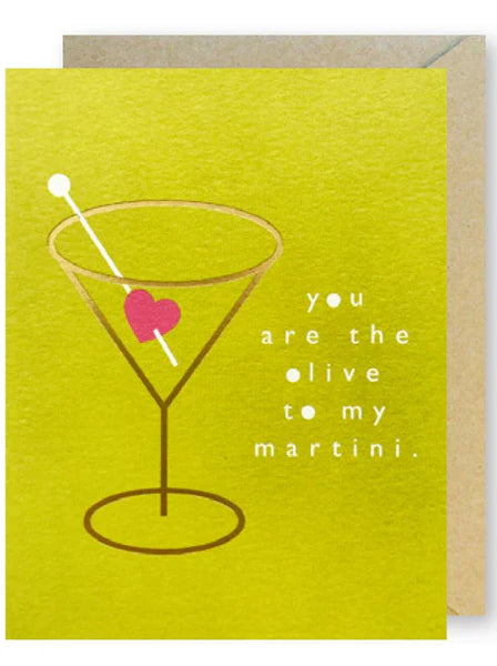Olive to My Martini Card