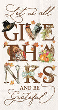 Thanksgiving Thanks Guest Towel