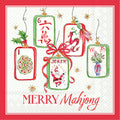 Merry Mahjong Cocktail Napkin