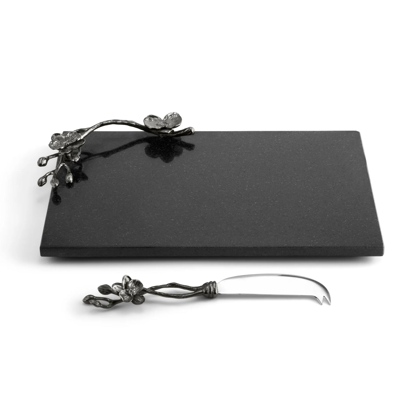 Black Orchid Cheese Board w/ Knife - Small