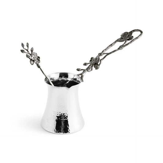 Black Orchid Coffee Pot w/ Spoon