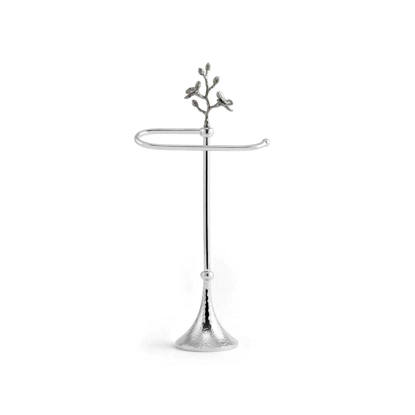 Black Orchid Fingertip Towel Stand