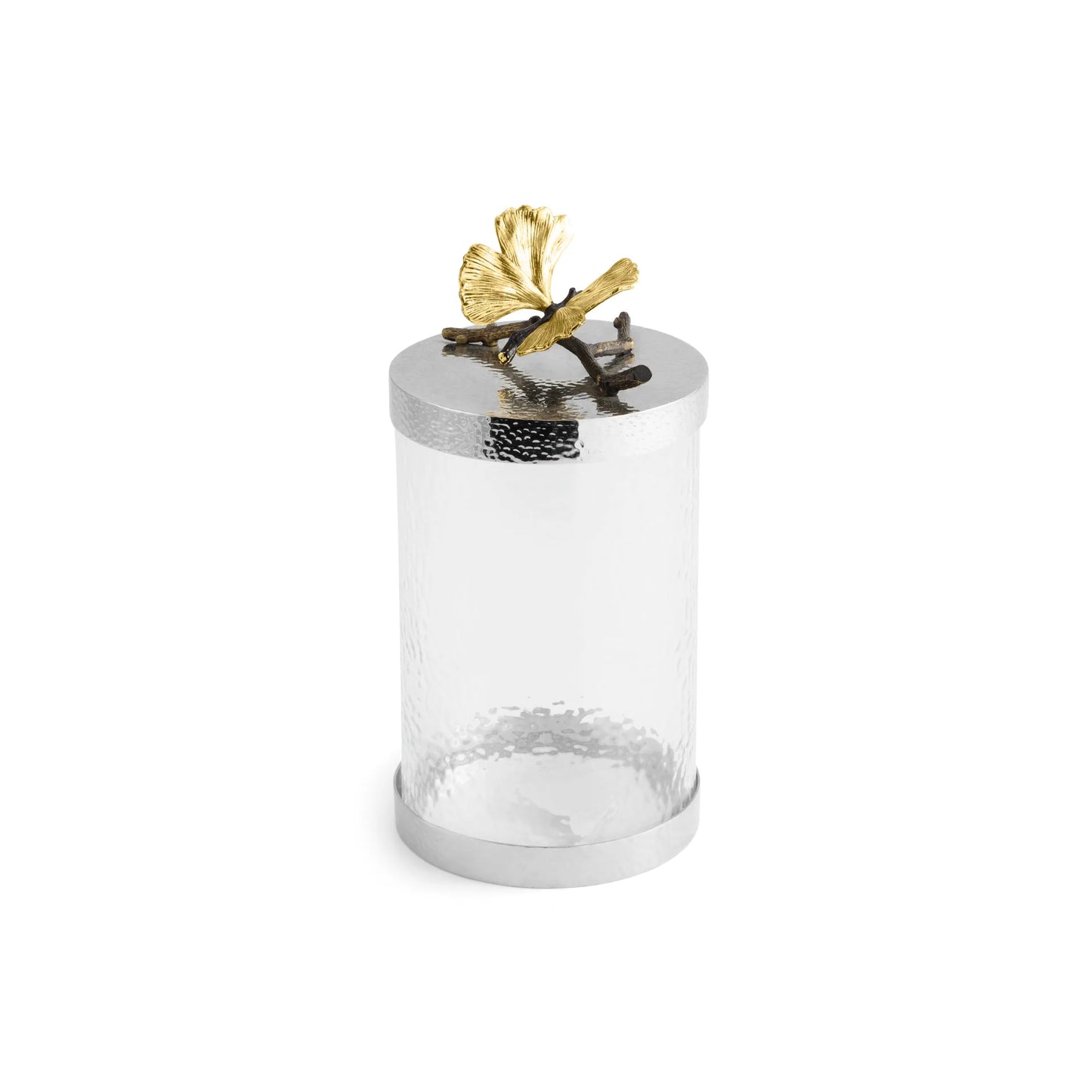 Butterfly Ginkgo Canister - Medium