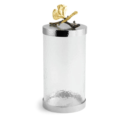 Butterfly Ginkgo Canister - Large