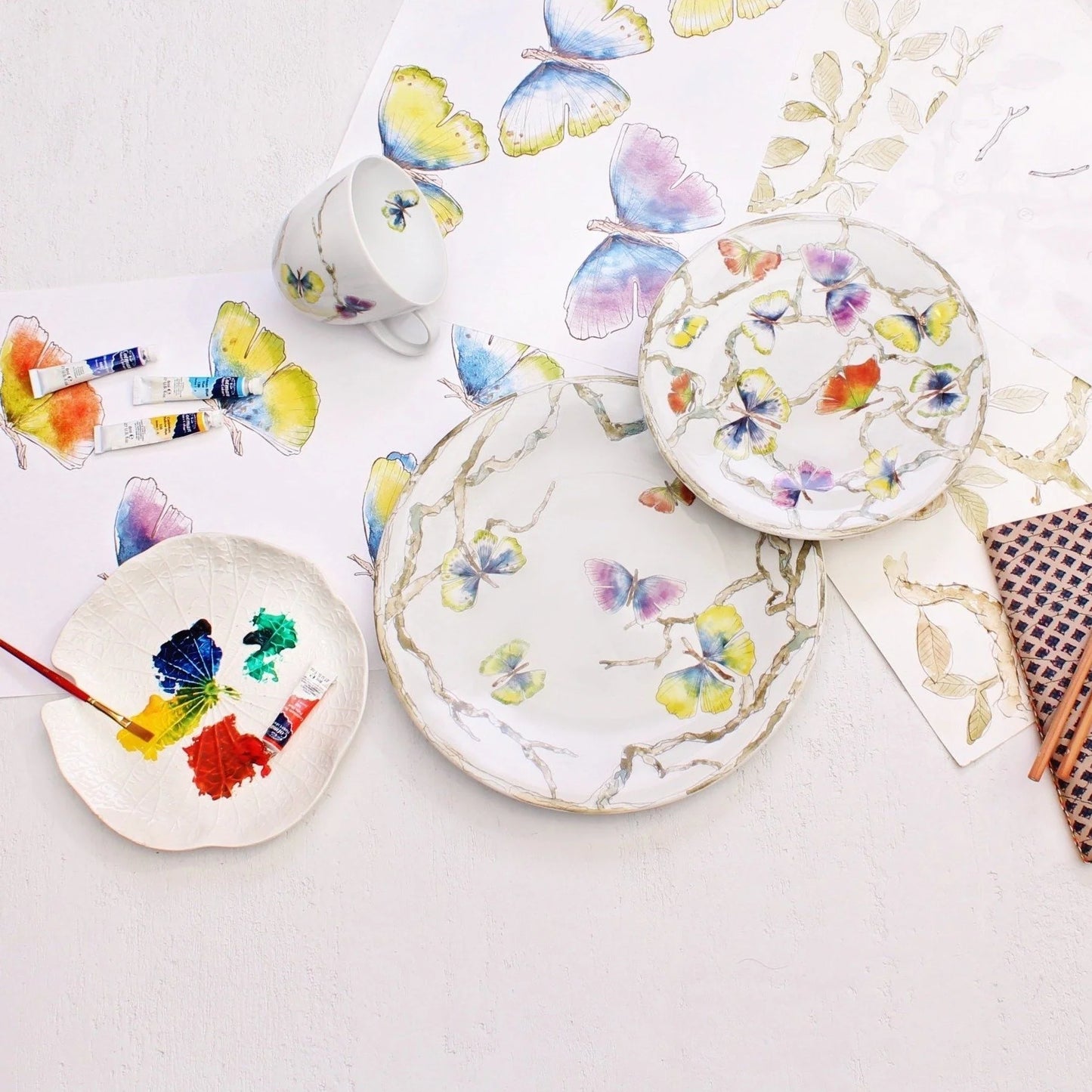 Butterfly Ginkgo 4-Piece Place Setting