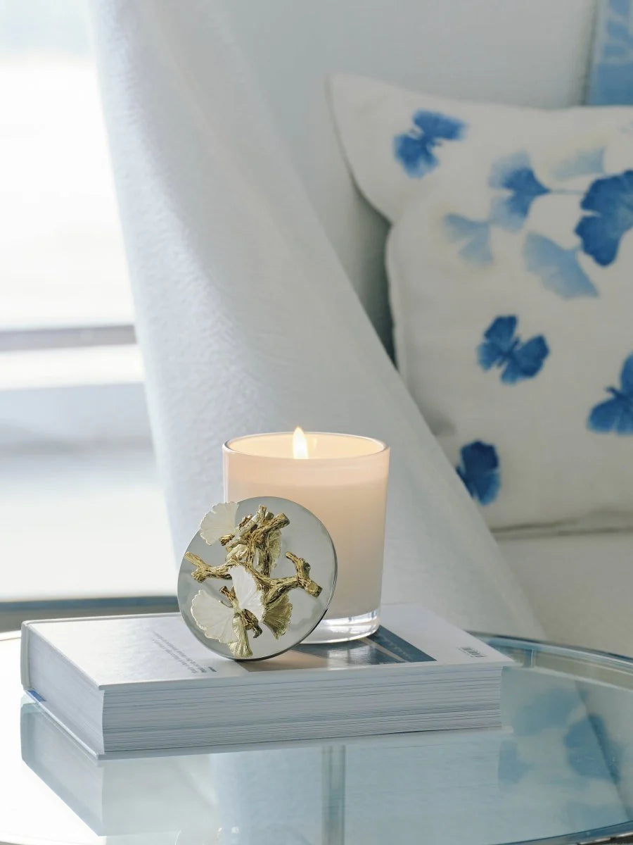 Butterfly Ginkgo Gold Scented Candle, 8 oz.