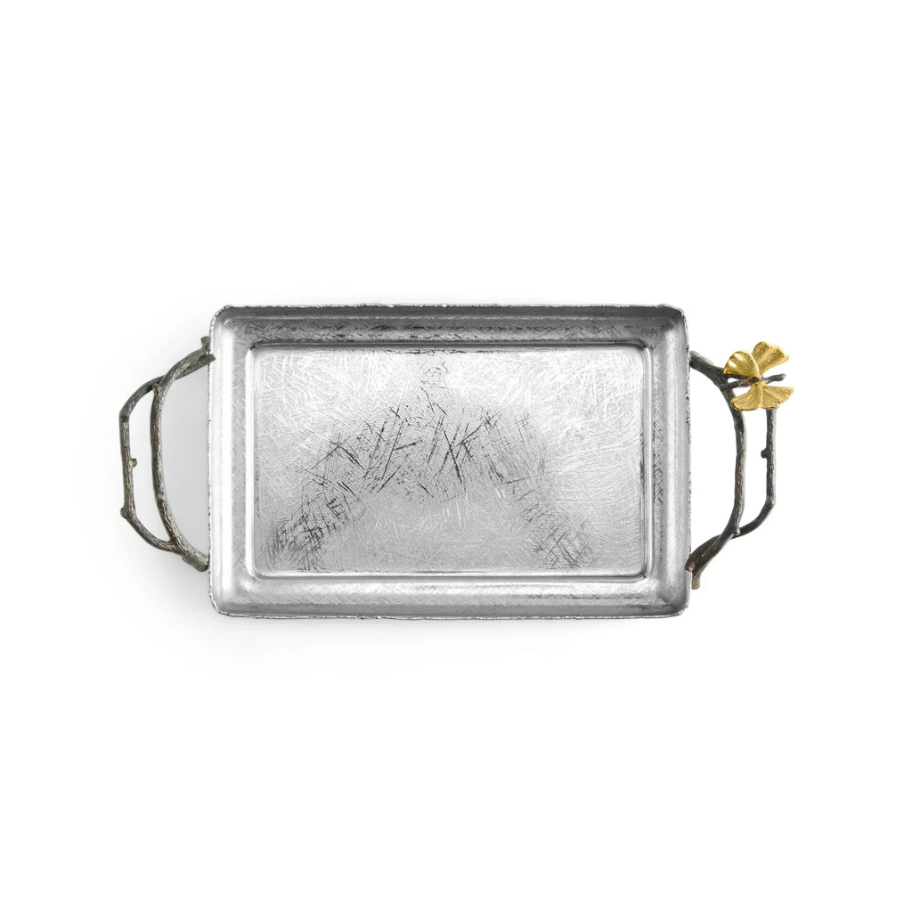 Butterfly Ginkgo Small Tray - Two Handle