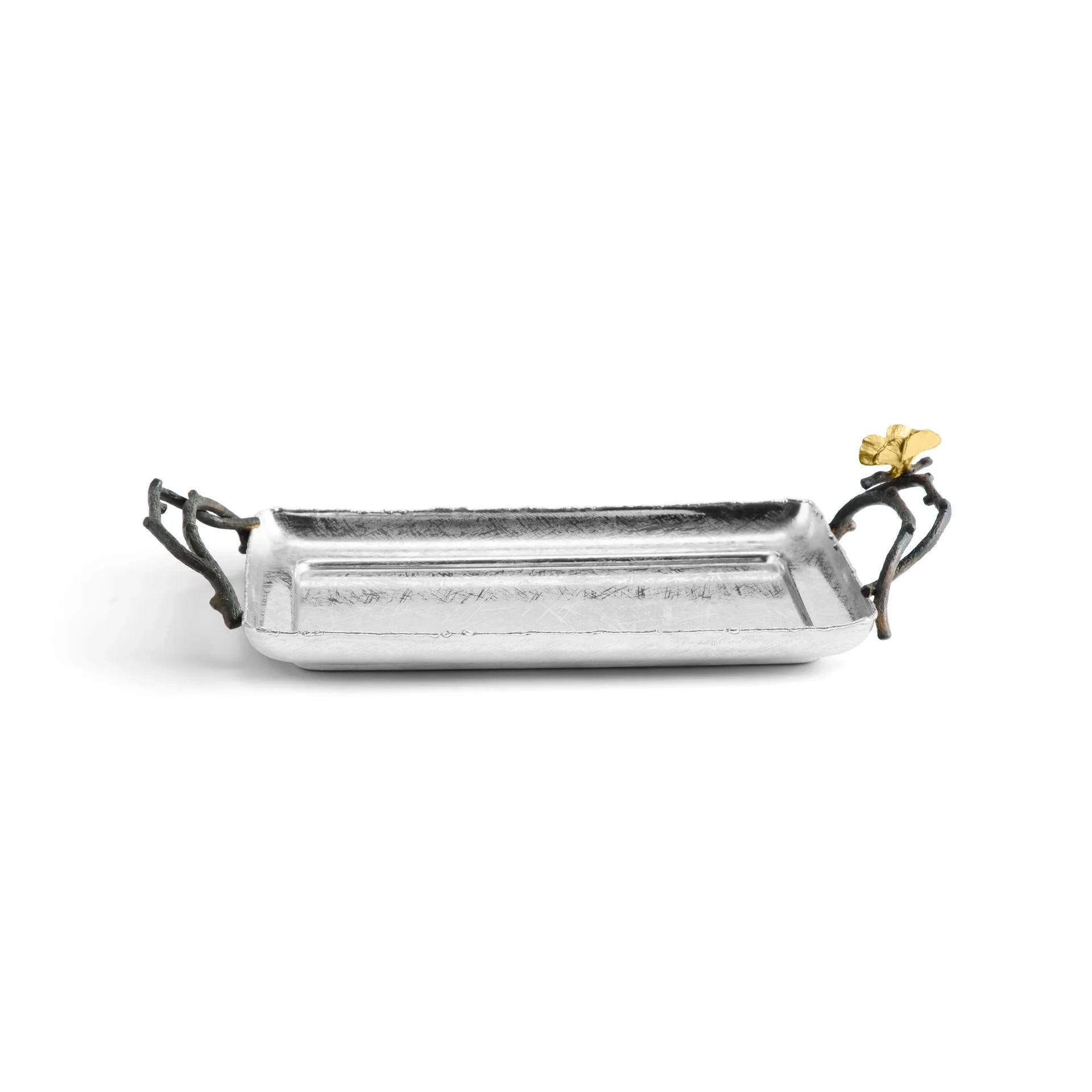 Butterfly Ginkgo Small Tray - Two Handle