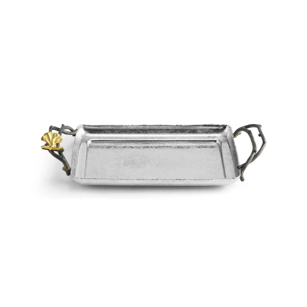 Butterfly Ginkgo Small Tray - Two Handle