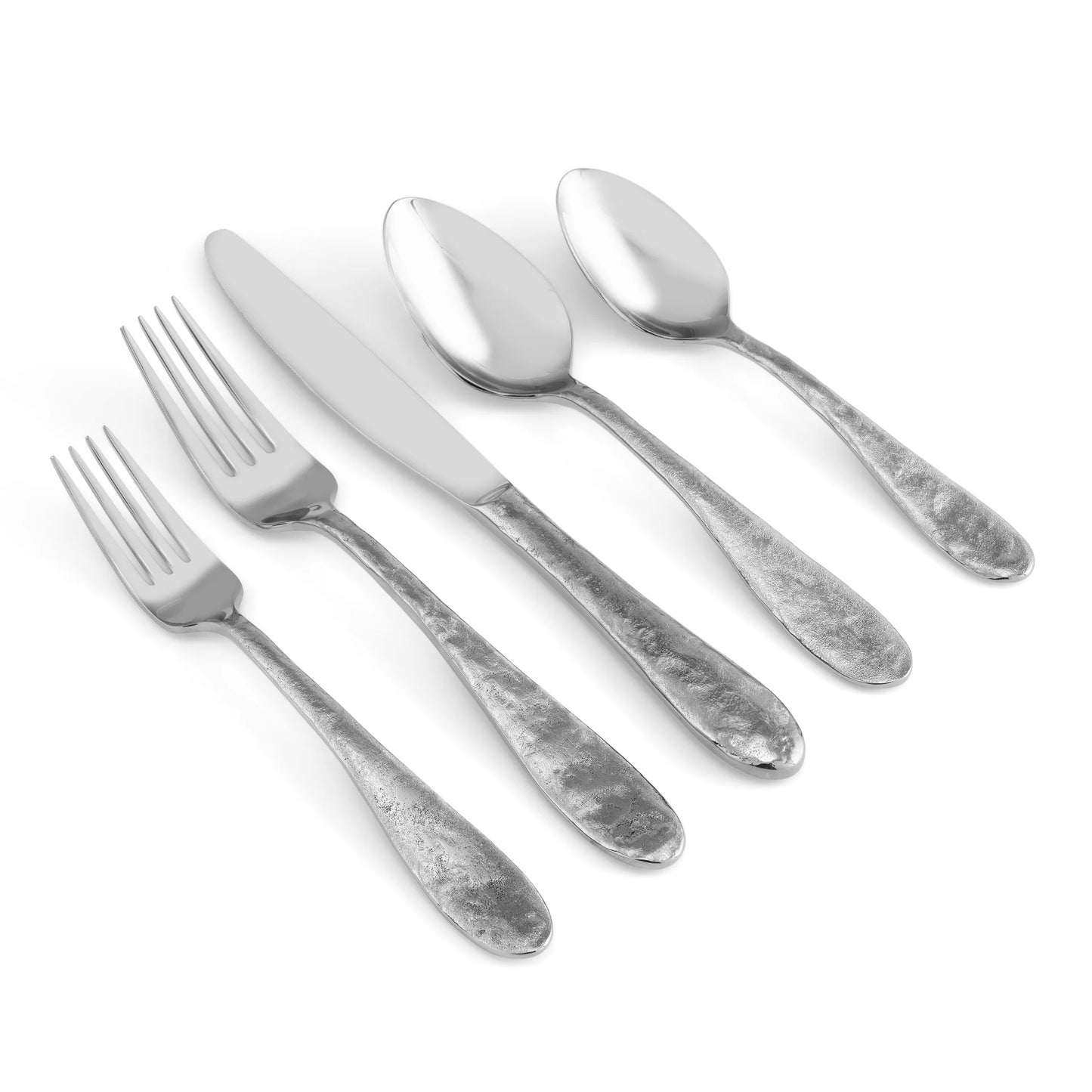 Cast Iron 5-Piece Flatware Set