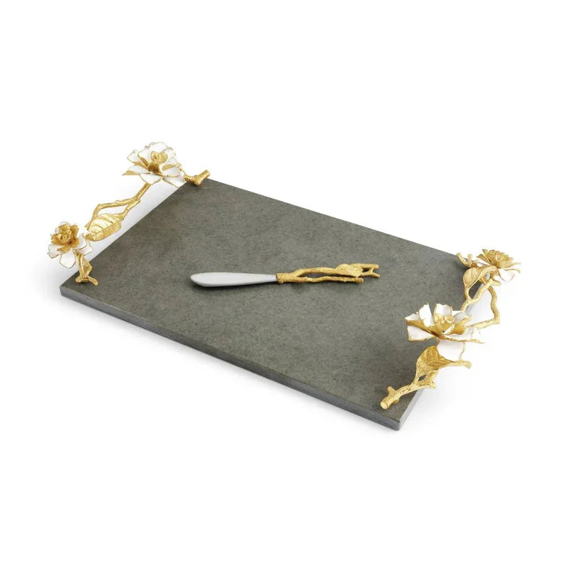 Gardenia Cheeseboard with Knife