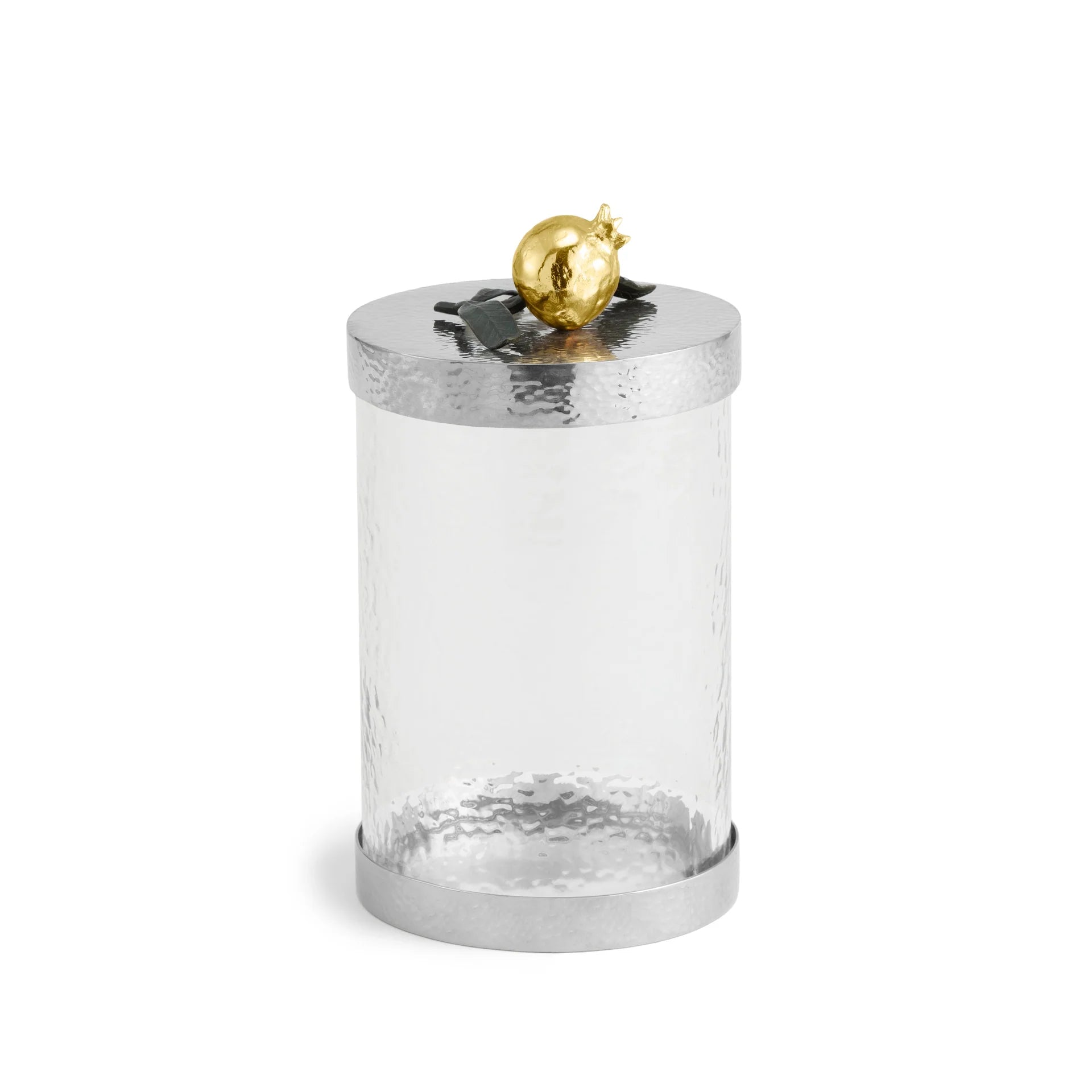 Michael Aram Pomegranate Silver & Gold Medium Canister - Thumbnail 5