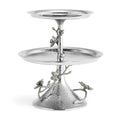 White Orchid 2 Tier Etagere