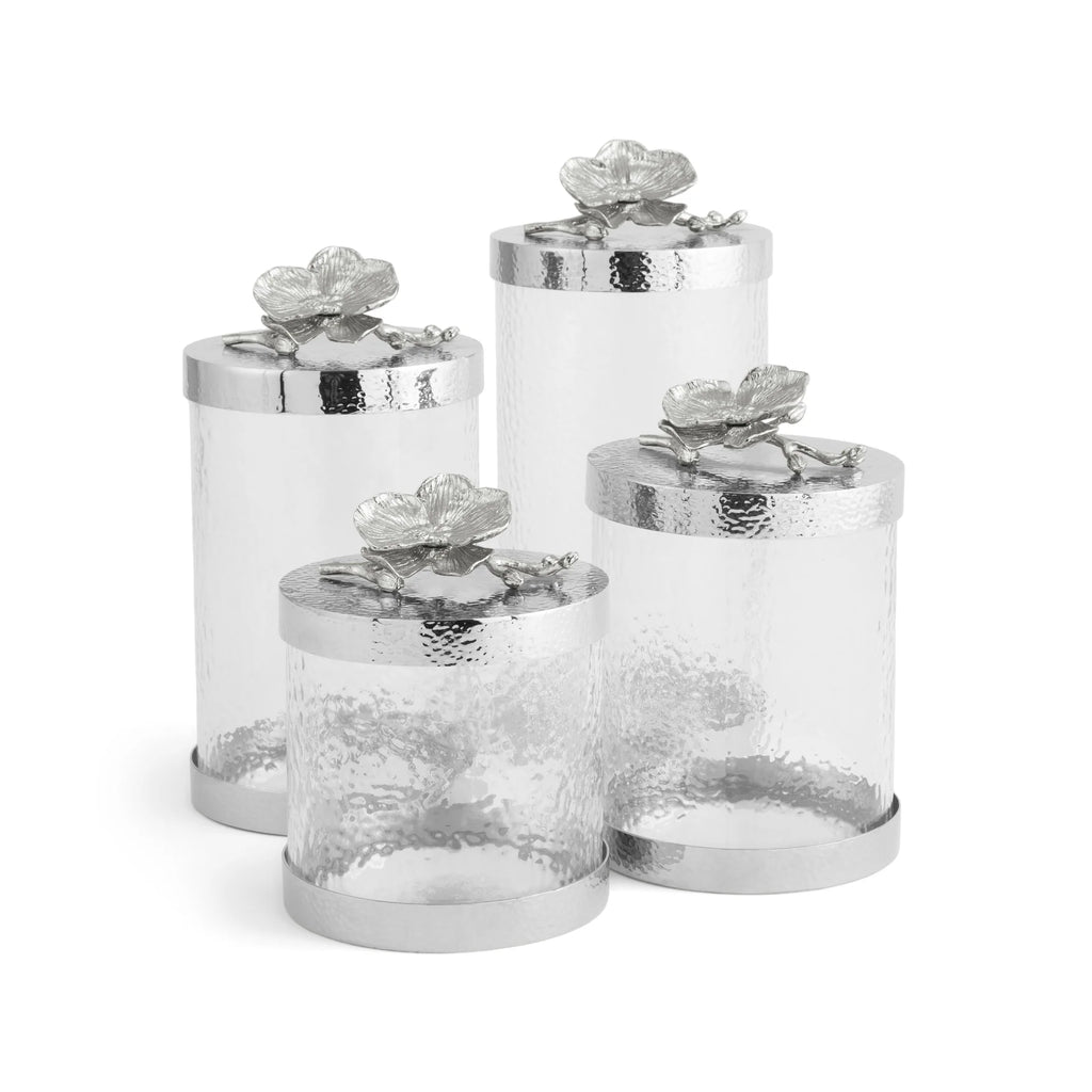 White Orchid Canister - Small