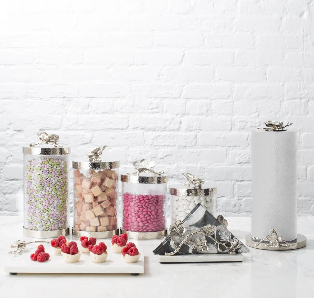 White Orchid Canister - Small