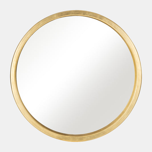 Gold Circle Mirror