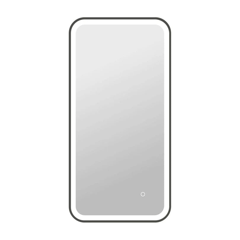 Black Rectangle LED Bathroom Mirror