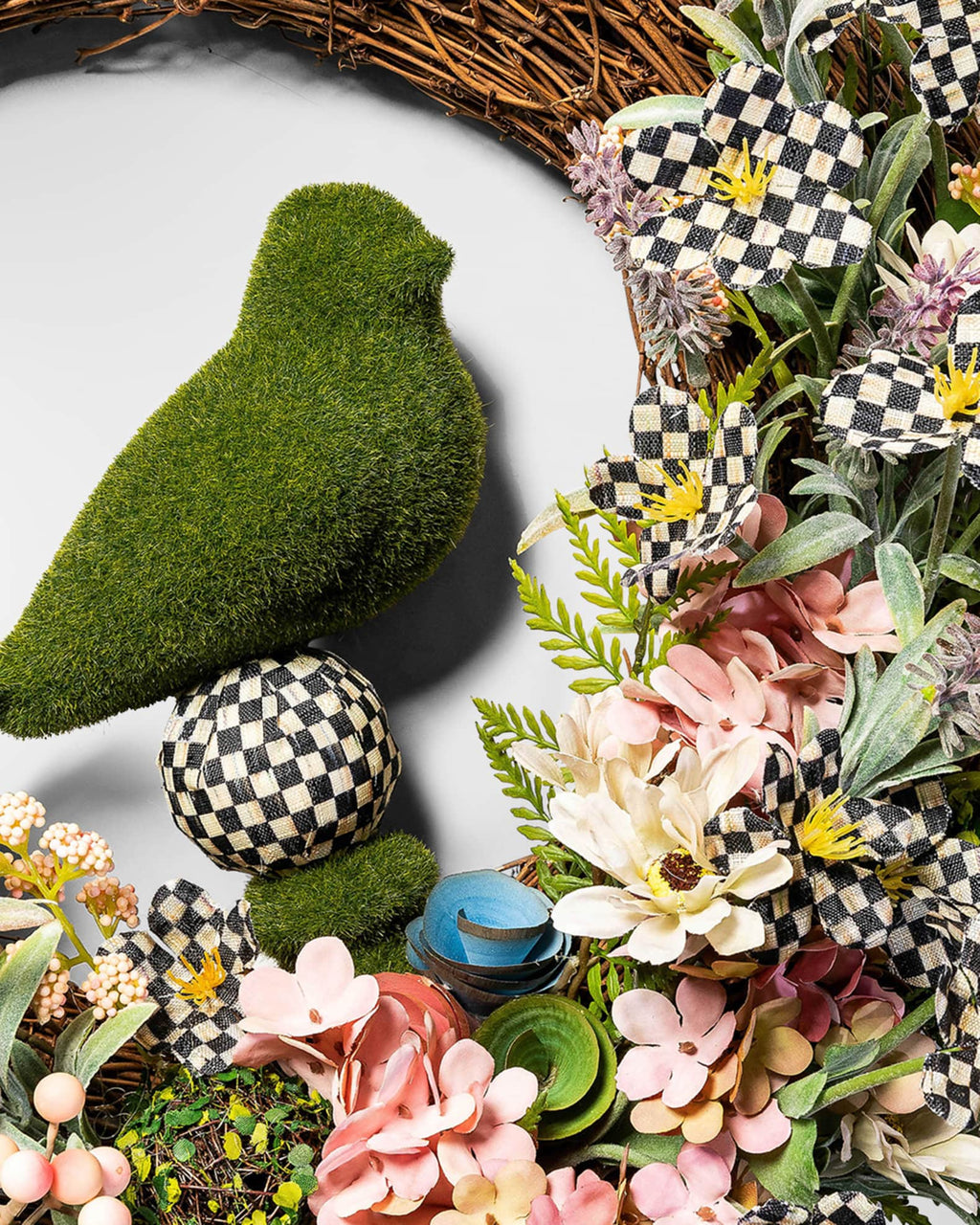 Spring Fling Bird Easter Wreath