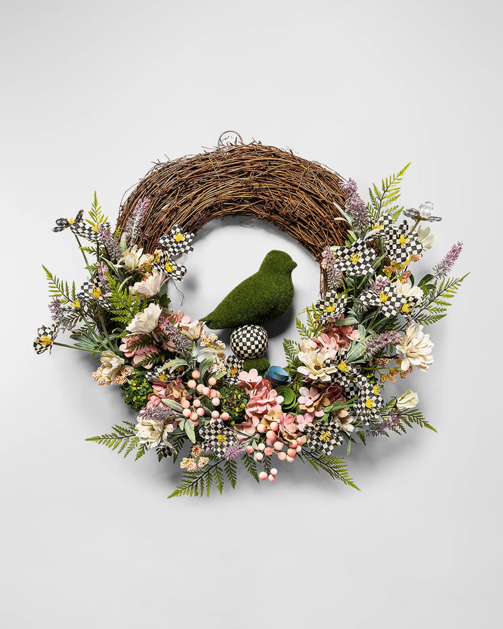 Spring Fling Bird Easter Wreath
