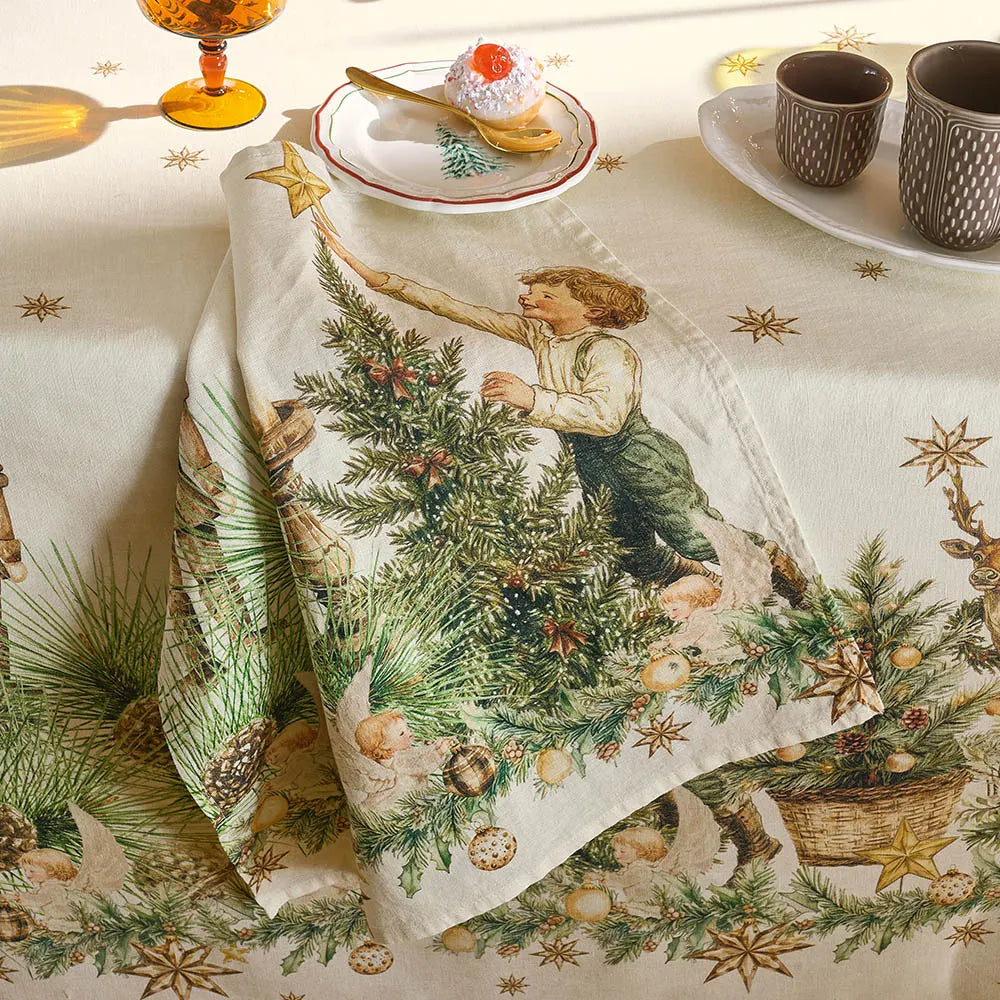 Noel Vintage Dore Printed Napkin