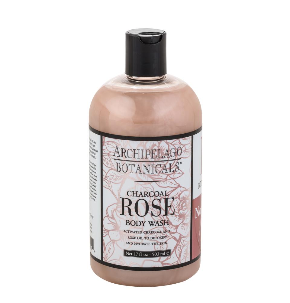 Charcoal Rose 17oz Body Wash