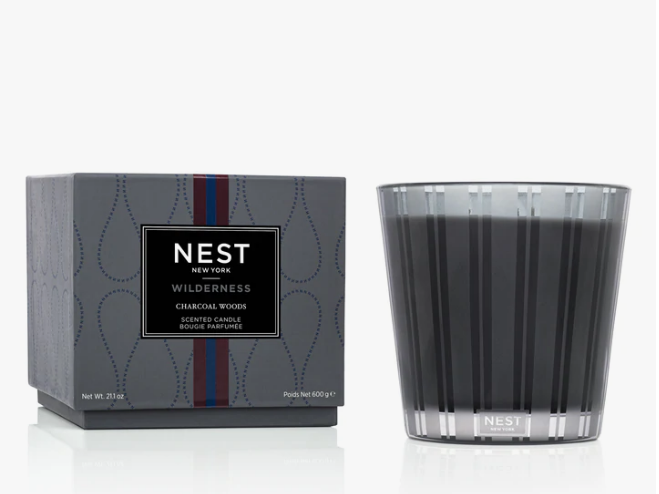 Charcoal Woods 3 Wick Candle