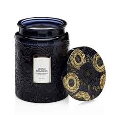 Moso Bamboo Large Glass Jar