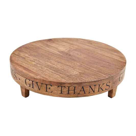 Give Thanks Wood Riser