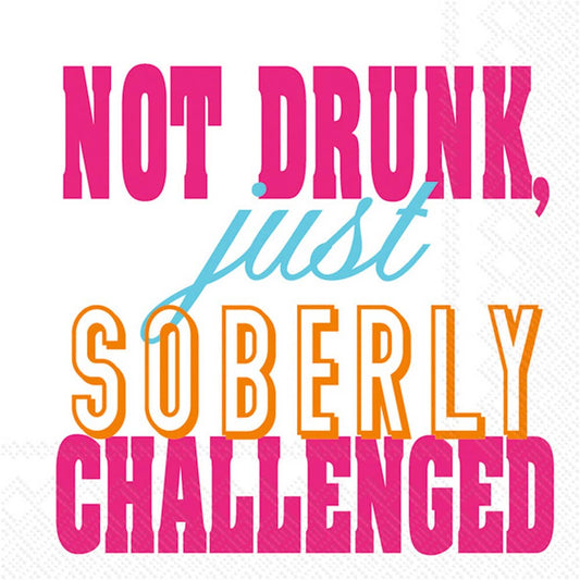 Not Drunk Paper Cocktail Napkin