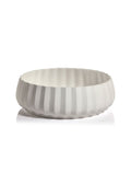 Chantria White Ceramic Bowl 16"