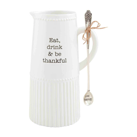 Be Thankful Pitcher Set