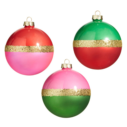 Dual Color Ball Ornament