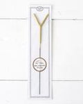 Big Golden Sparkler Wand Letter, Y