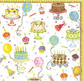 Birthday Cakes Paper Luncheon Napkins - 20 Per Package