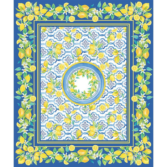 Lovely Lemons Tablecloth 70 x 84