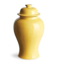 Yellow Koa Lidded Ginger Jar Large