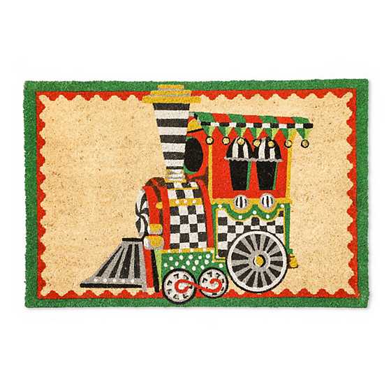 Christmas Train Entrance Mat