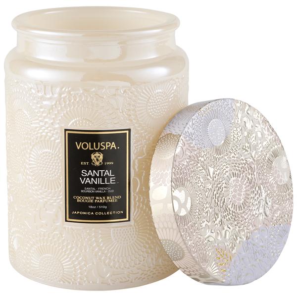 Santal Vanille Large Glass Jar