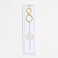 Big Golden Sparkler Wand Number, 8