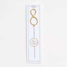 Big Golden Sparkler Wand Number, 8