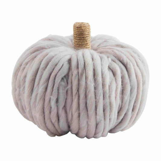 Gray Chunky Pumpkin Sitter