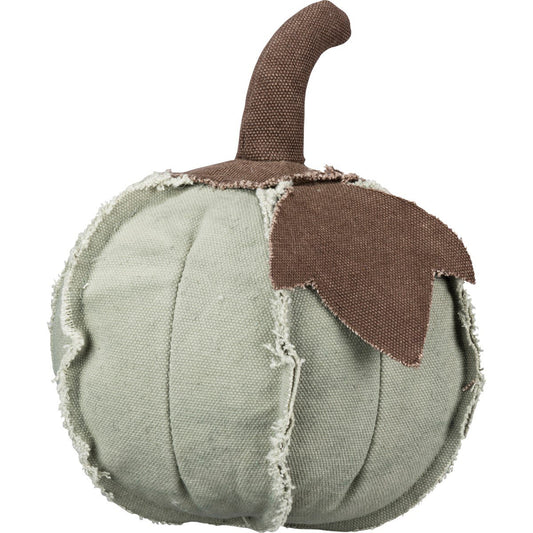 Green Fabric Pumpkin - Small