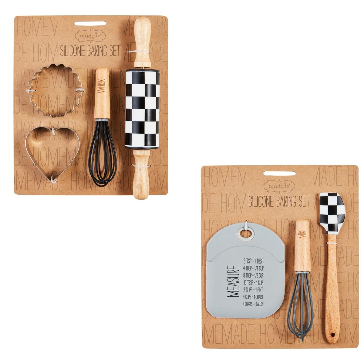 Rolling Pin Checkered Baking Set