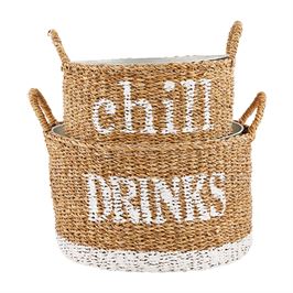 Woven Beverage Tub Set