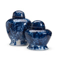 Large Midnight Sky Covered Jar - Iron/Enamel