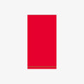 Red with Gold Stripe Guest Paper Napkins