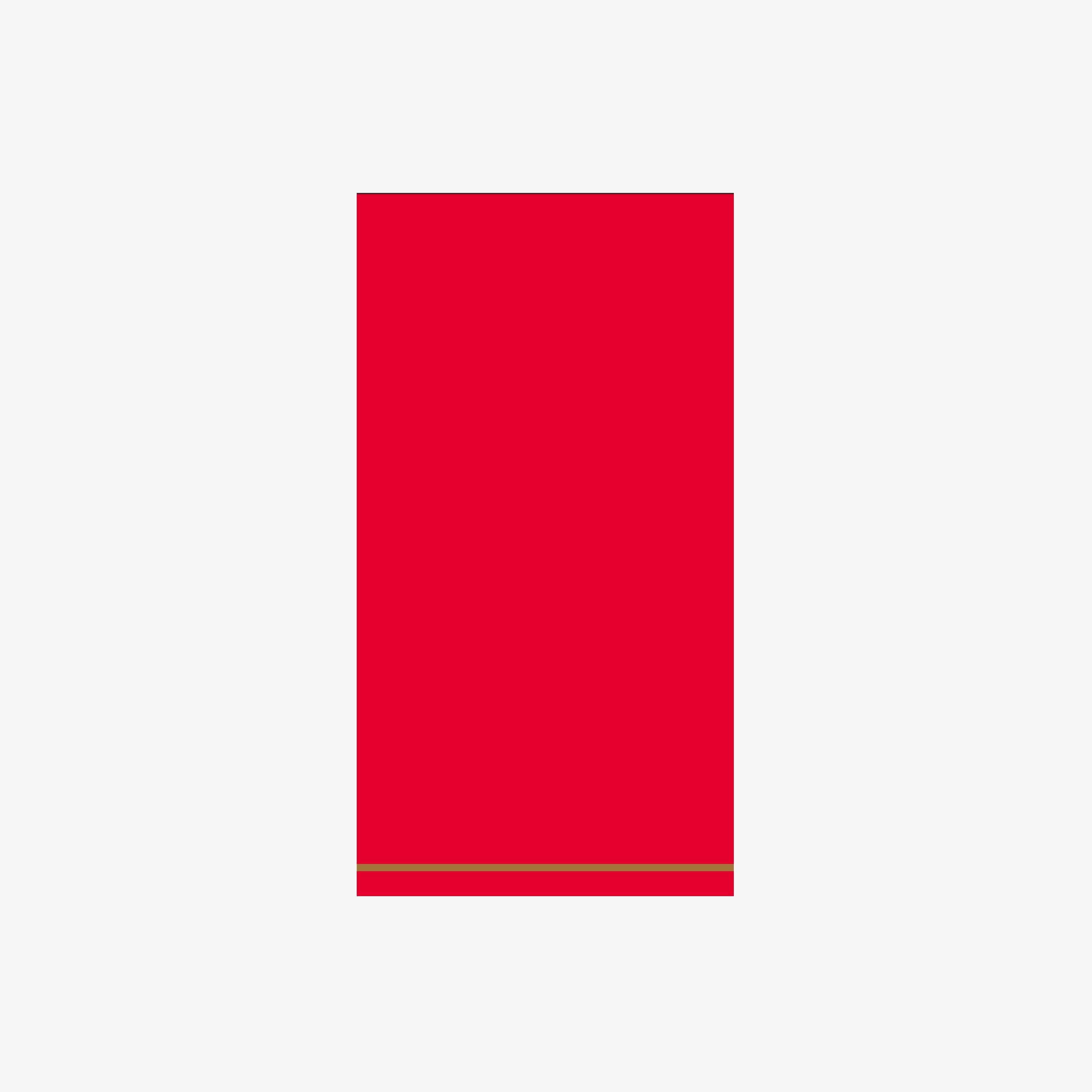 Red with Gold Stripe Guest Paper Napkins