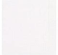 Grosgrain Paper Dinner Napkins, White - 20 Per Pack