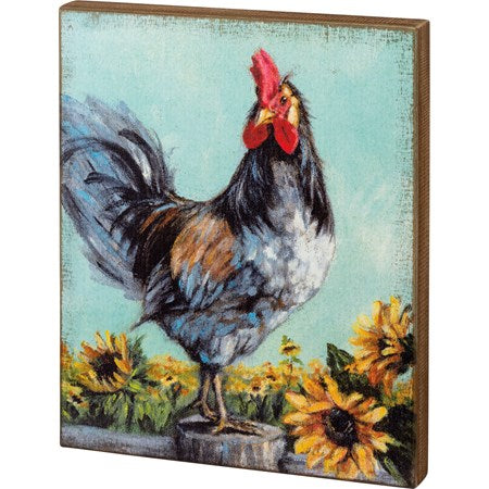 Rooster Box Sign