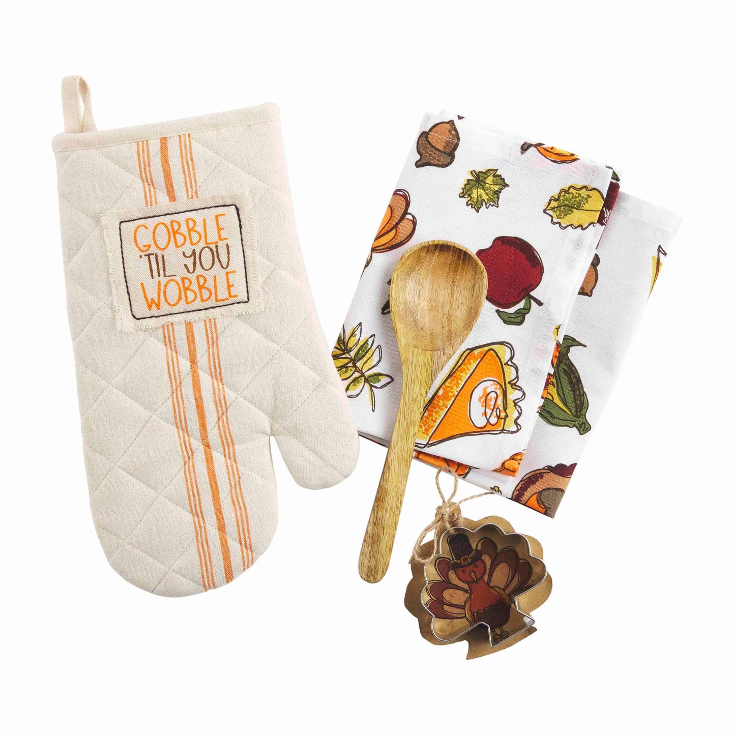 Gobble Oven Mitt And Towel Set